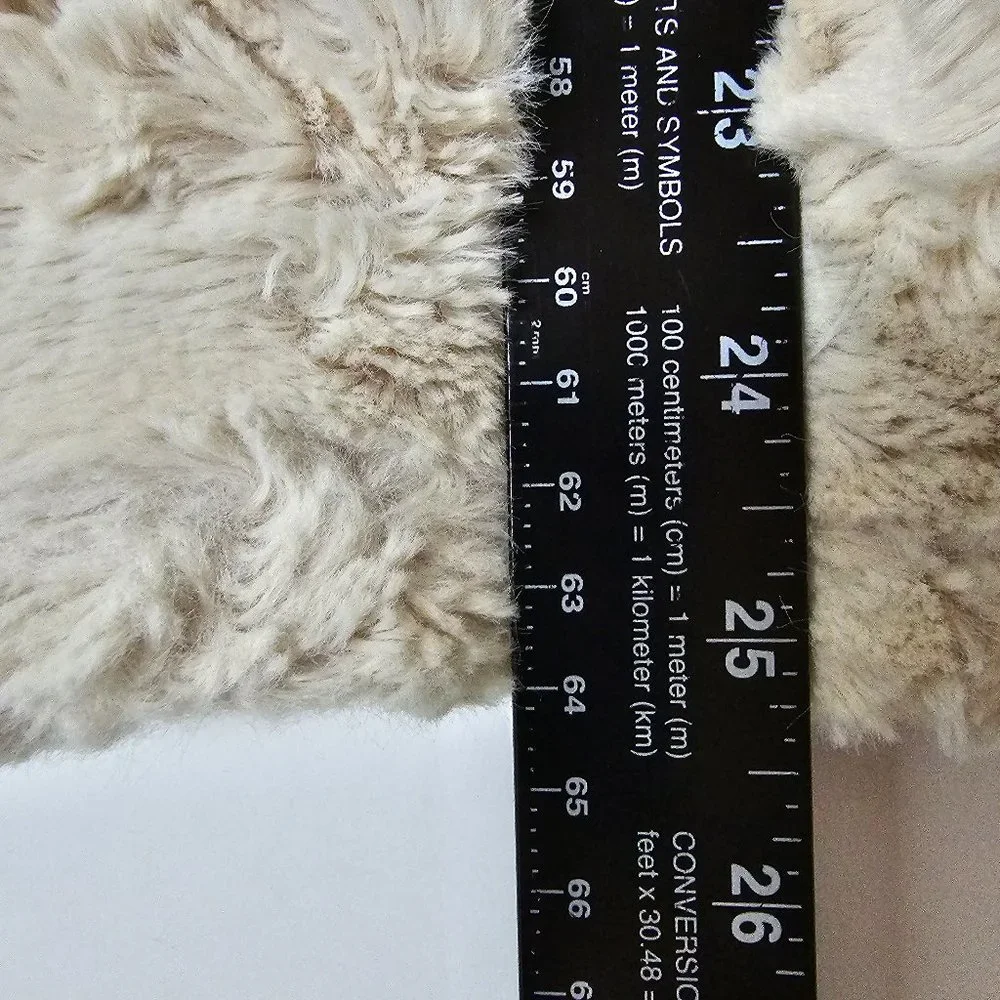 Maeve By Anthropologie Faux Fur Soft Lined Womens XL Short Sleeve Pullover Top - Picture 8 of 10